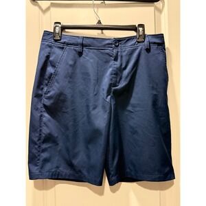 Under Armour Boys Navy Blue Performance Golf Shorts Youth XL YXL Flat Front